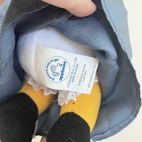 Vintage Applause Witch Lisa Simpson on Flying Broom with Cat Plush Halloween - Picture 16 of 16